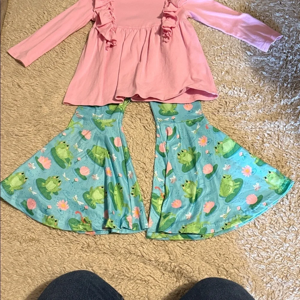 Ruffle Girl toddler ruffle